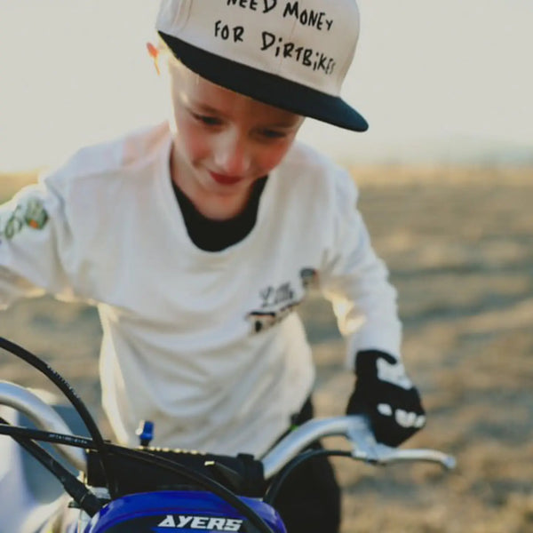 Need $ For Dirt Bikes Snapback Tan