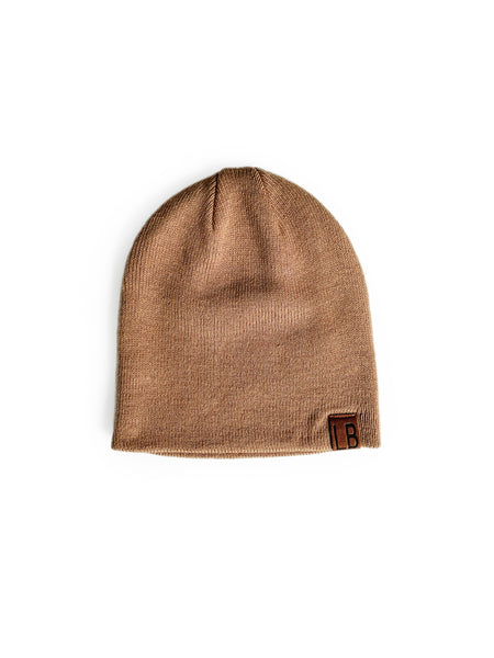 Knit Beanie - Nutmeg