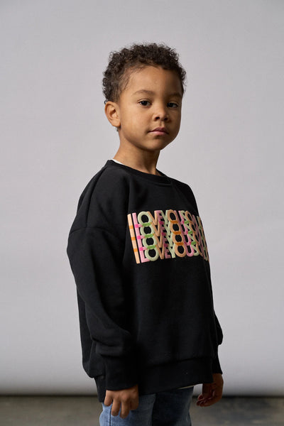 V-Day Elevated Crewneck - Black