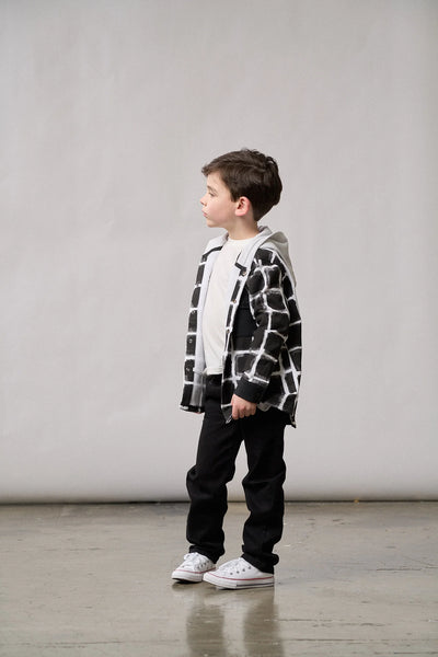 Checkered Hooded Shacket