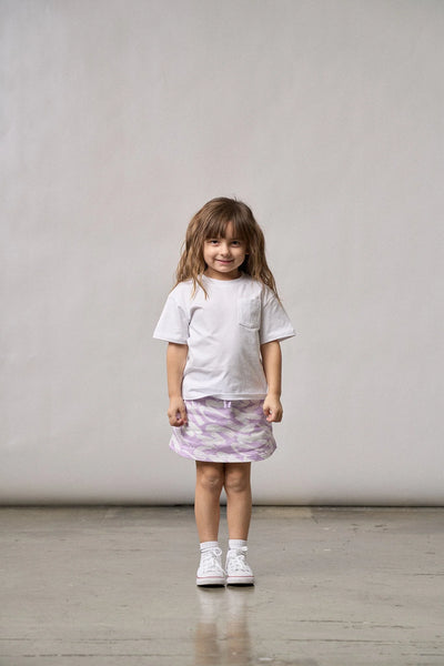 Brush Stroke Skort - Lavender