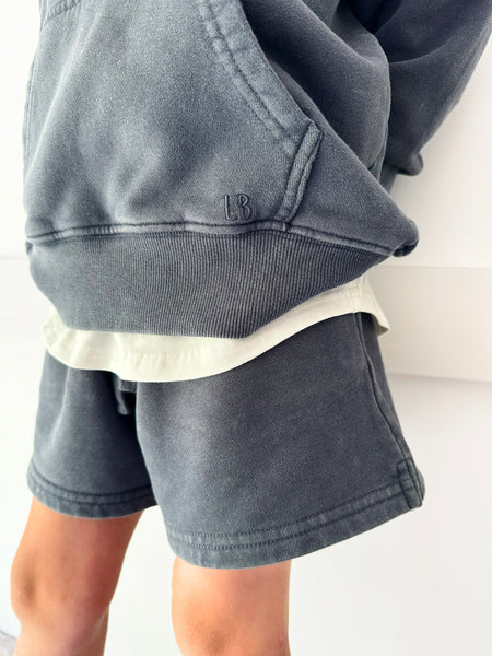 Sweatshort - Navy Wash