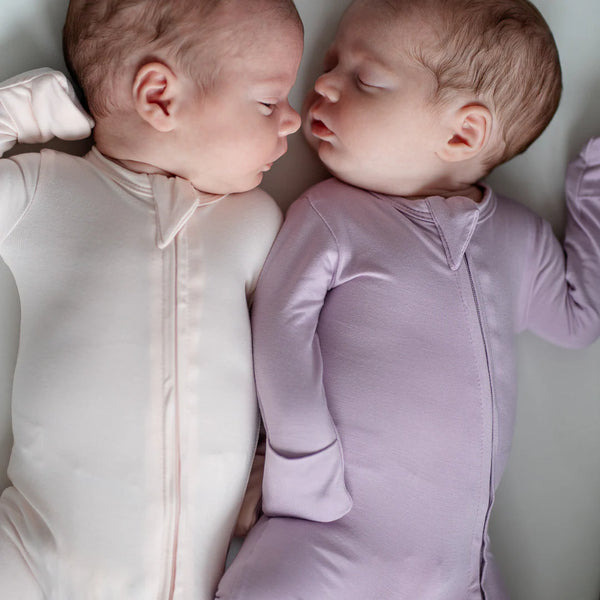 Bamboo Footed Sleeper - Bows