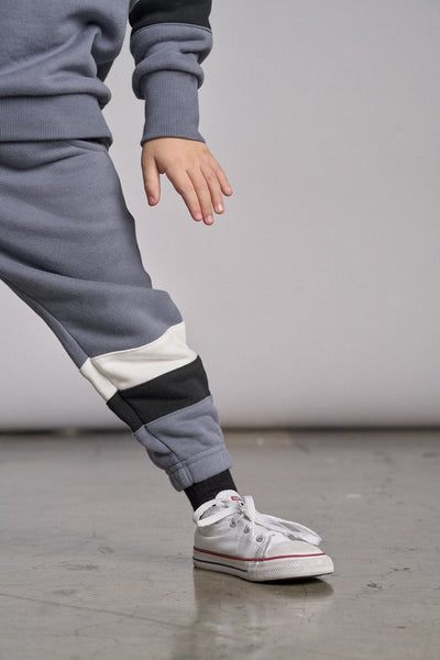 Block Elevated Sweatpant - Blue