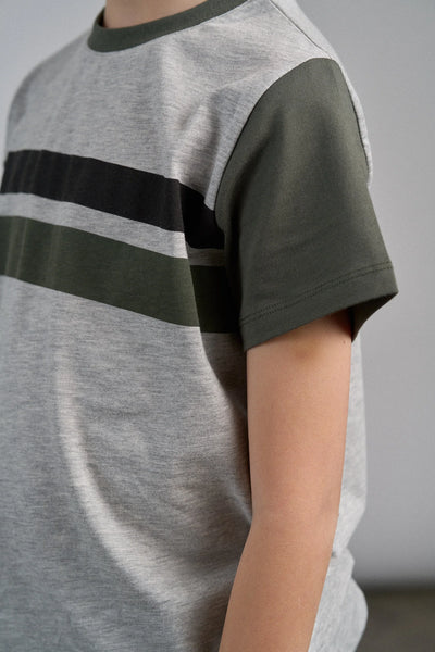 Block Stripe Tee