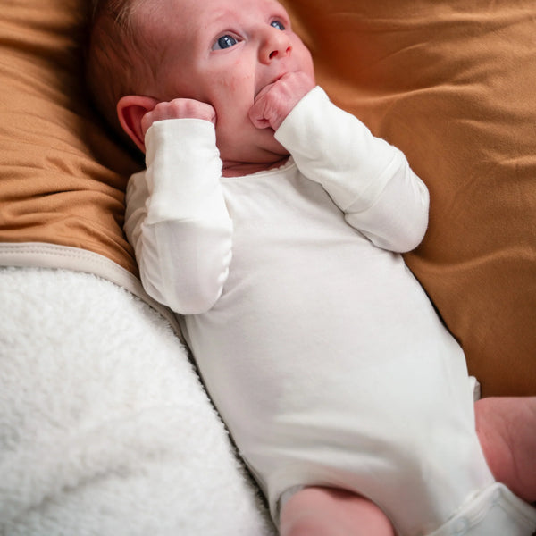 Long Sleeve Onesie - Teal Smiles
