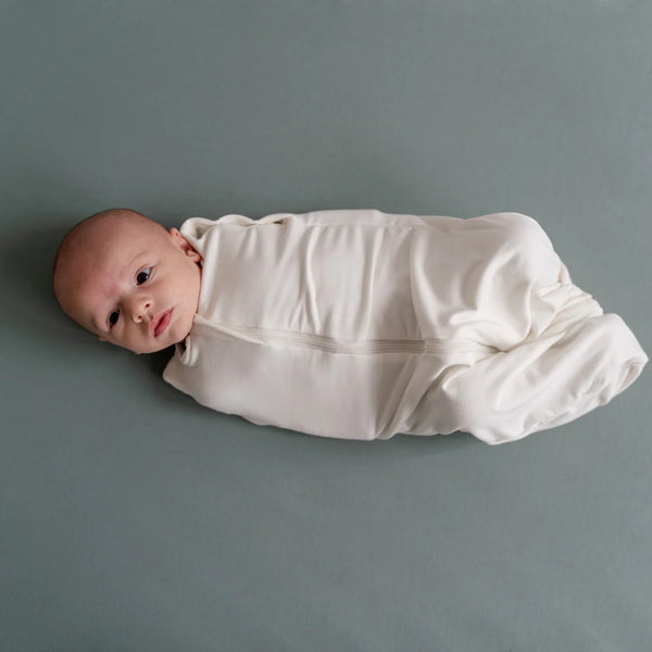 Sleep Bag Swaddle - Black Smiley