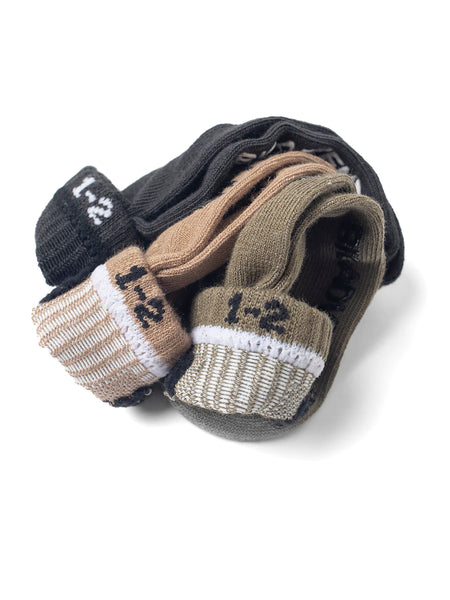 Sock 3-Pack - Charcoal/Taupe/Dark Moss