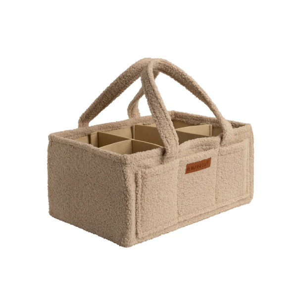 Teddy Diaper Caddy - Taupe