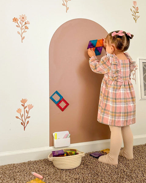Blush Magic Playwall - Arch Magnetic Wall Decal For Kids