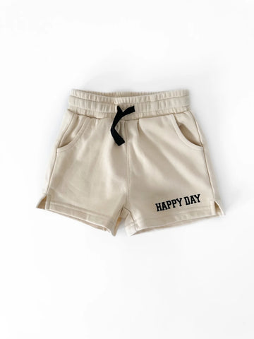 Happy Day Fleece Sweatshort