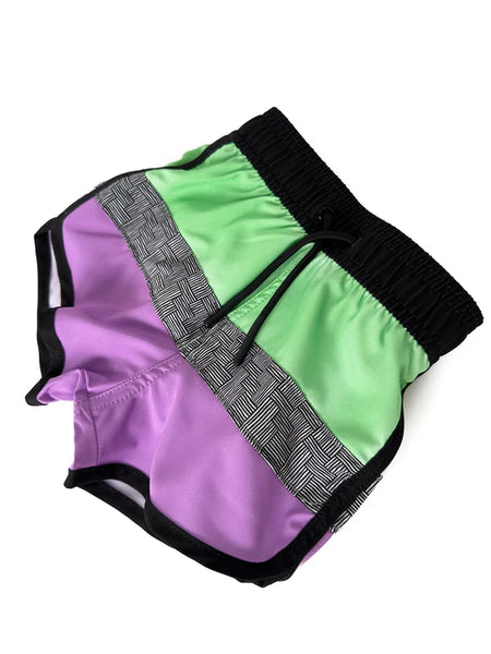 Block Swim Short - Neon Green