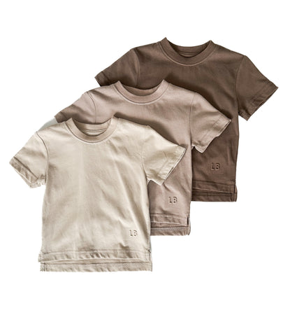 Elevated Tee 3-Pack - Chocolate