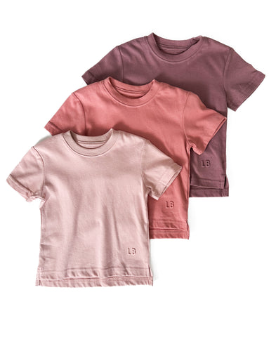 Elevated Tee 3-Pack - Mauve