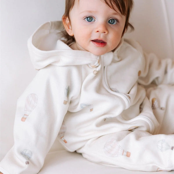 Cozy Bunting Suits - Hot Air Balloons