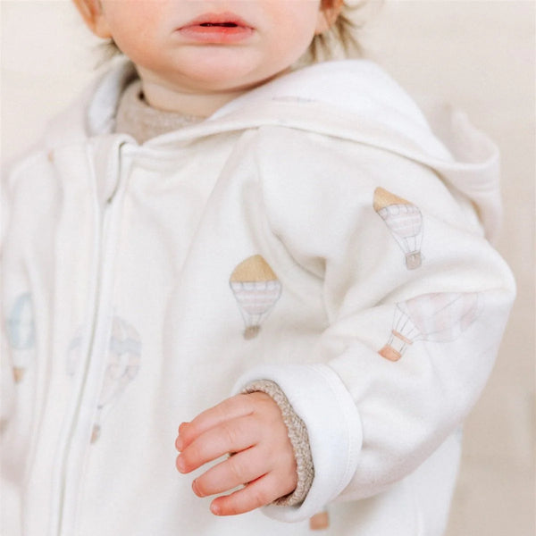 Cozy Bunting Suits - Hot Air Balloons