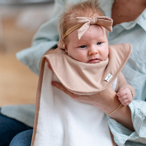 Bamboo Burp Cloth - Hazelnut