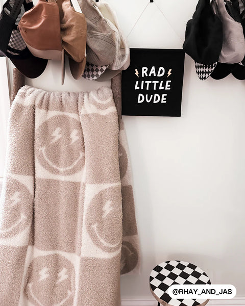 Rad Little Dude Canvas Hang Sign
