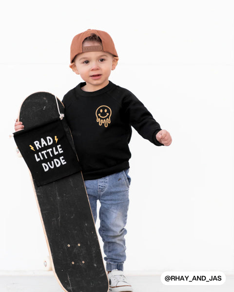 Rad Little Dude Canvas Hang Sign