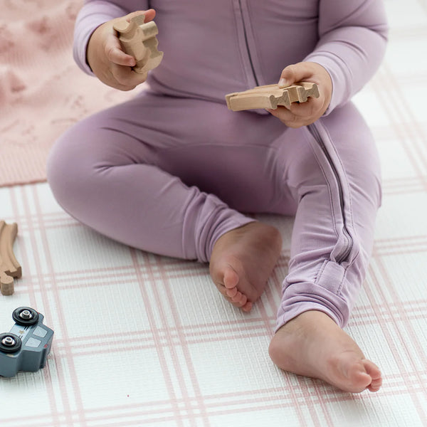 Bamboo Footless Sleeper - Bows