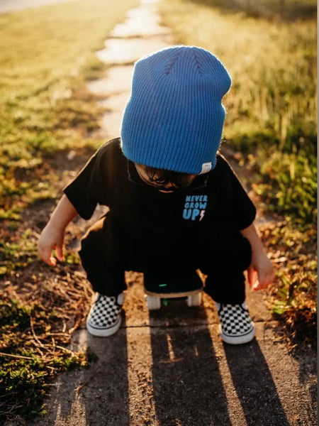 Never Grow Up T-Shirt Blue