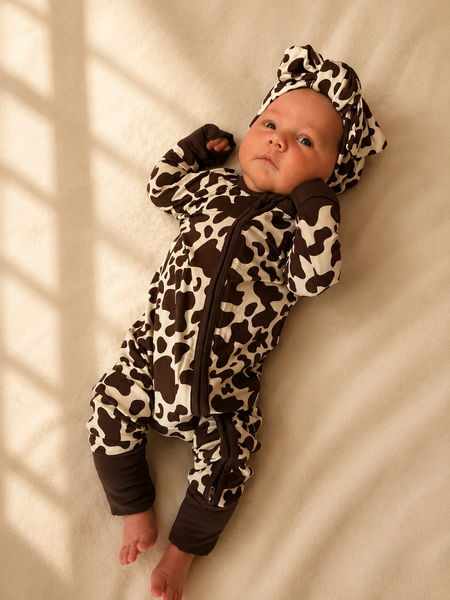 Moo-dy Baby Bamboo Sleeper