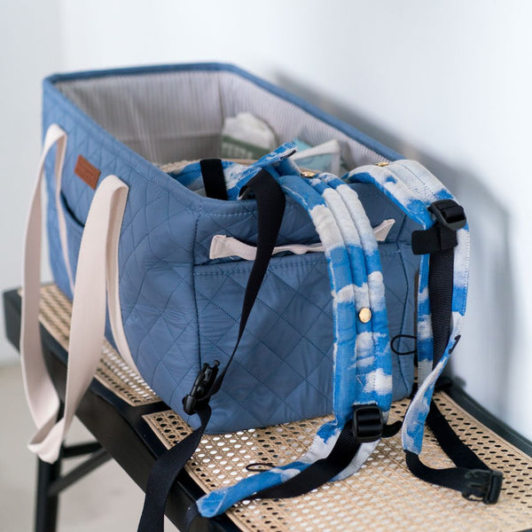 Quilted Everyday Tote Bag - Brown