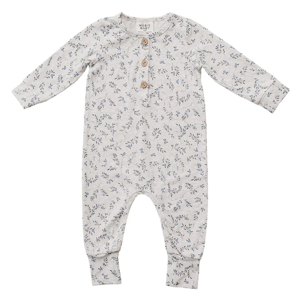 Blue Vine Romper