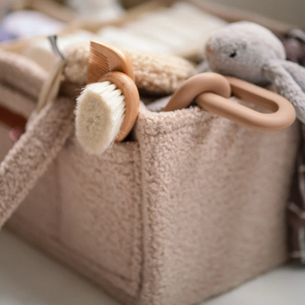 Teddy Diaper Caddy - Taupe