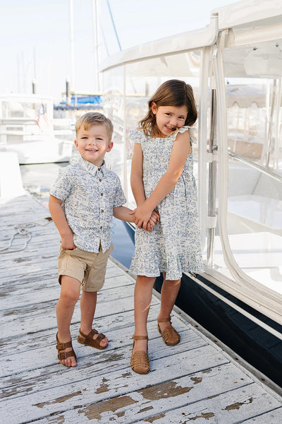 Santorini Linen Button Up Shirt