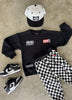 Too Fast Crewneck Black