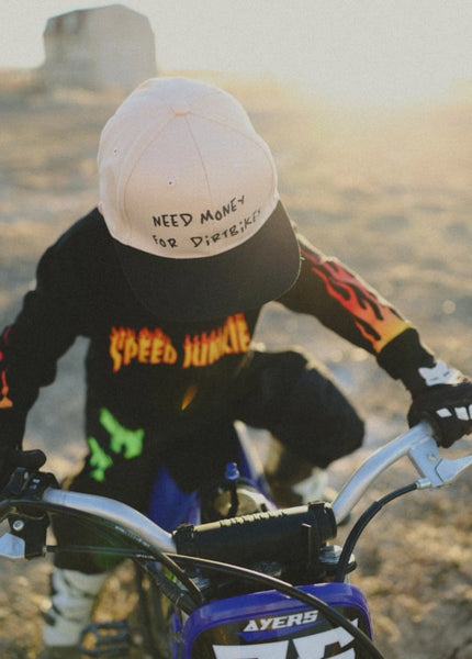 Need $ For Dirt Bikes Snapback Tan