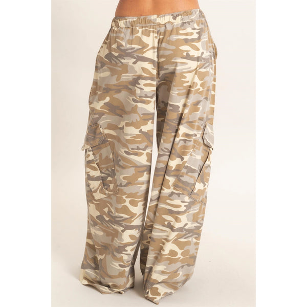Camouflage Cargo Pocket Pants