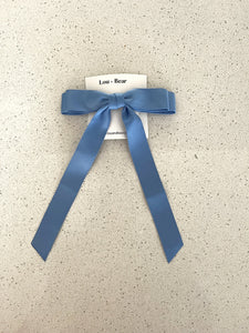 Satin Bow Hair Clip