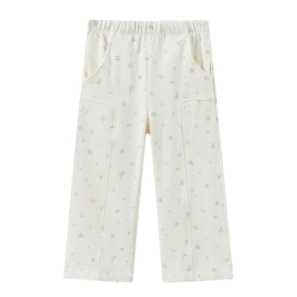 Girl Flare Everyday Pant-Floral