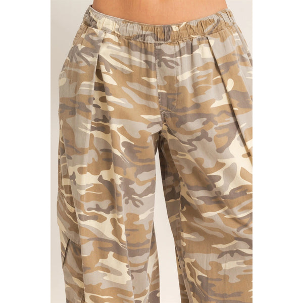 Camouflage Cargo Pocket Pants