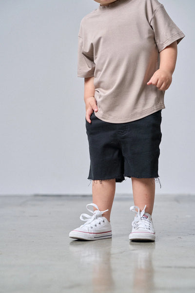Boys Denim Short - Black Wash
