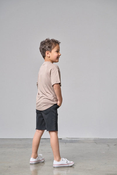Oversized Bamboo Tee - Mushroom