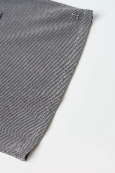 Acid Wash Ribbed Tank - Black