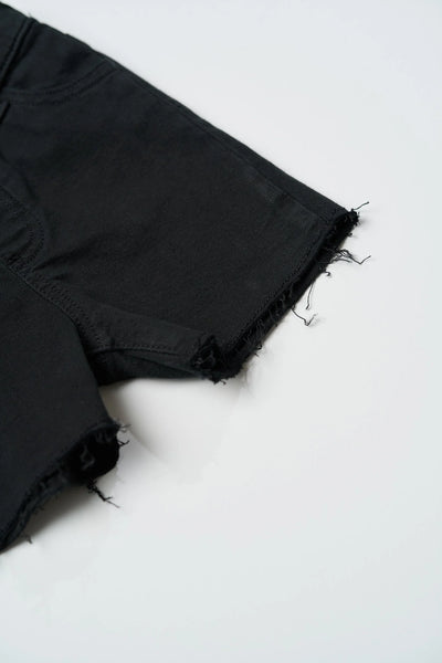 Boys Denim Short - Black Wash