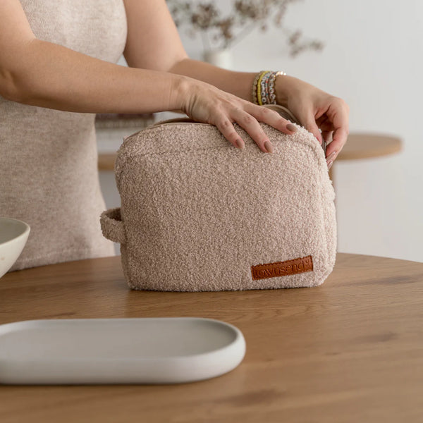 Large Teddy Pouch - Taupe