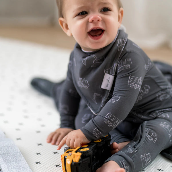 Bamboo Footless Sleeper - Grey Digger