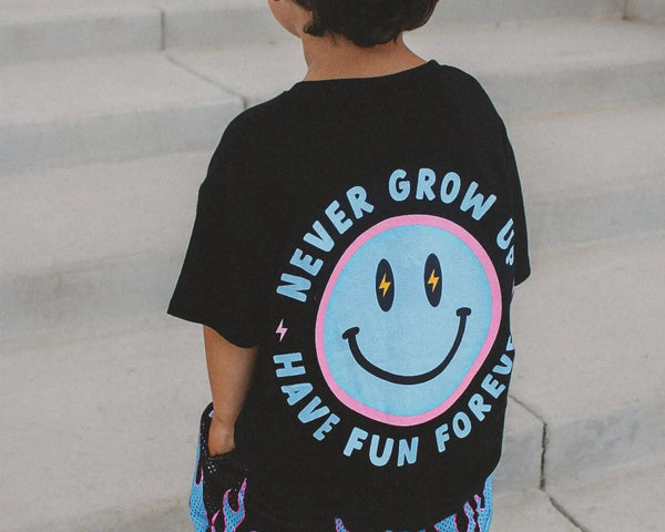 Never Grow Up T-Shirt Blue