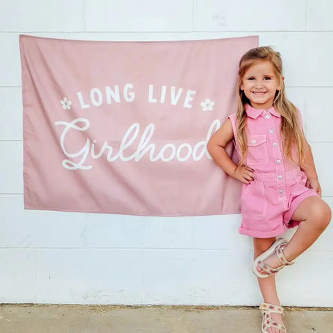 Long Live Girlhood Banner