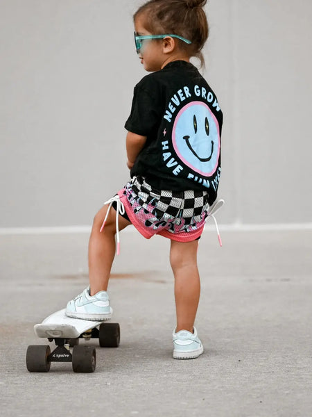Heater Girls Mesh Shorts Checkers