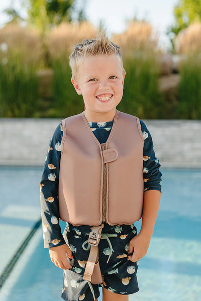 Swim Vest - Brown