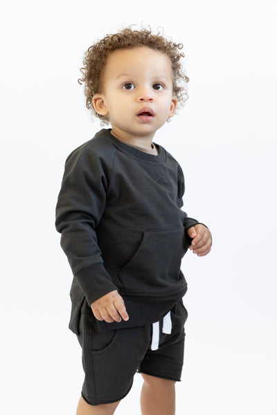 Pocket Pullover - Charcoal