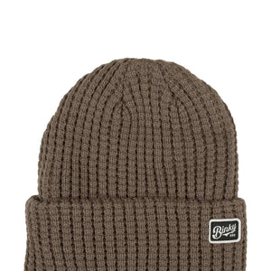 Kids Beanie Waffle Brown