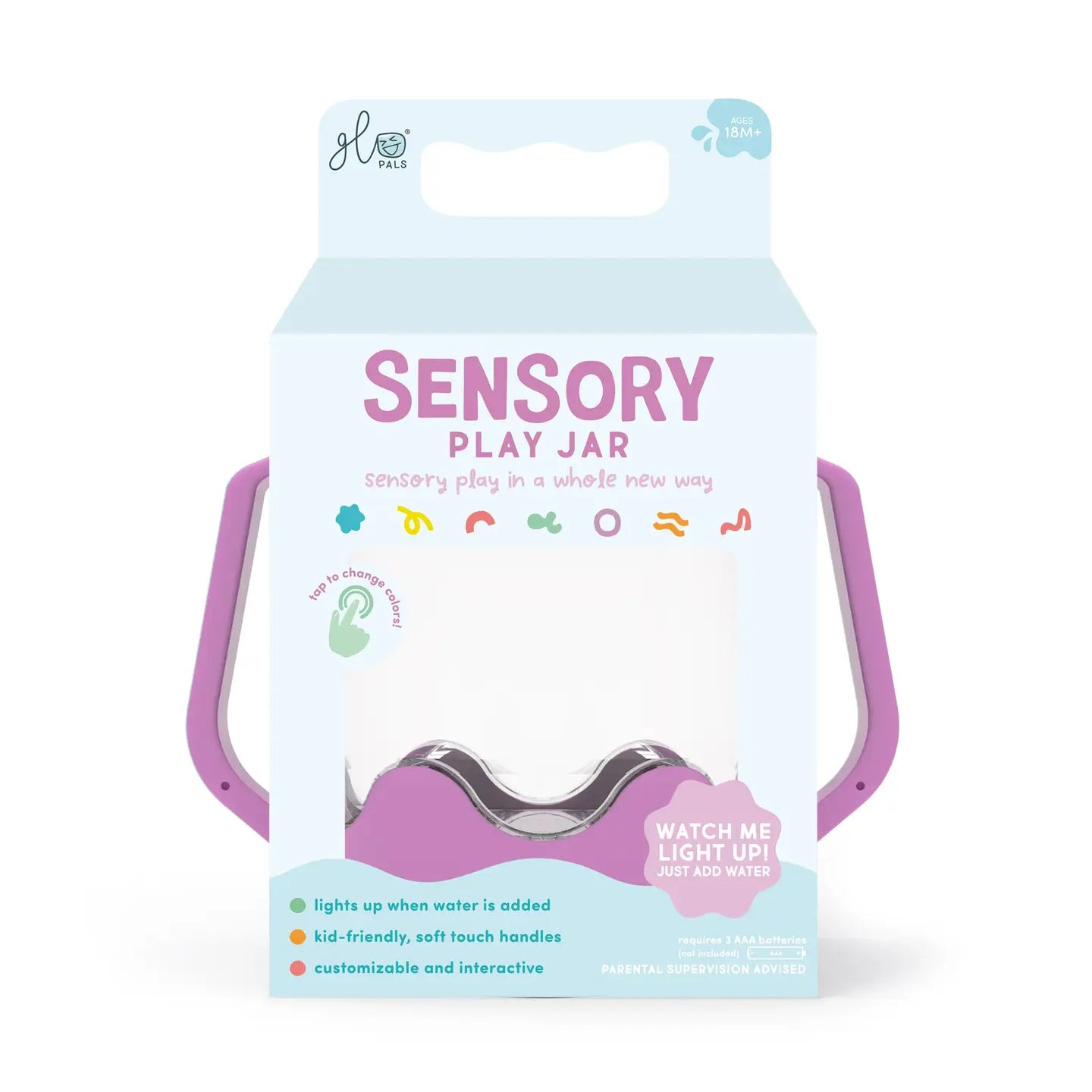 Purple Sensory Play Jar