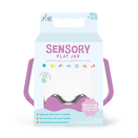 Purple Sensory Play Jar